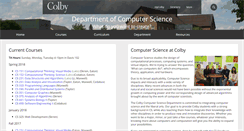 Desktop Screenshot of cs.colby.edu