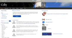 Desktop Screenshot of my.colby.edu